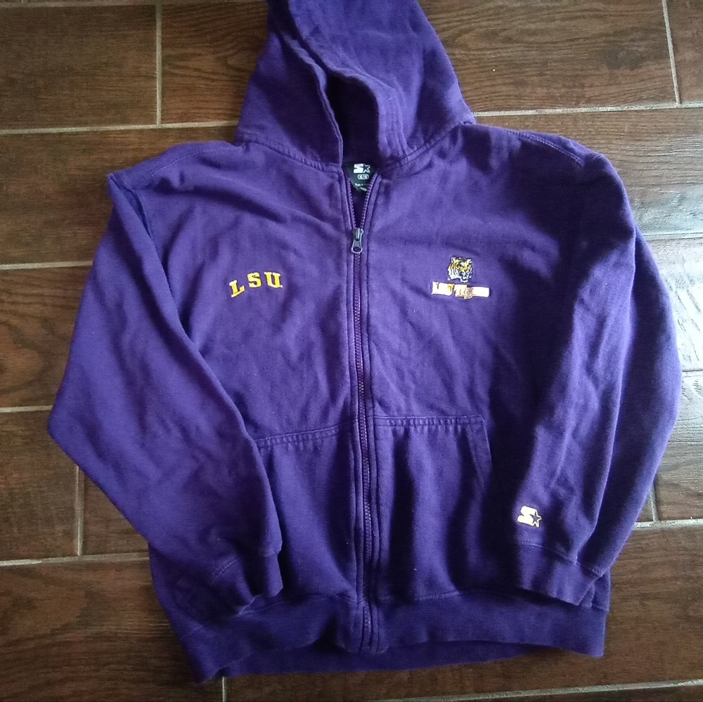 LSU Boy's Hooded Zip up